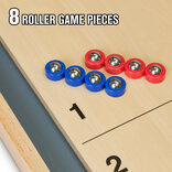 8 Rollers (4 Red + 4 Blue) for Shuffleboard & Curling Table Game