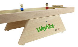 WeyKick Magnetic Wooden Table Football Game (Piccolo, 2 Players)