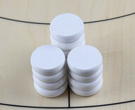 Tracey White Crokinole Buttons (set of 13)