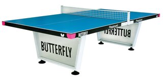 Butterfly Playground Outdoor Table Tennis Table - Blue