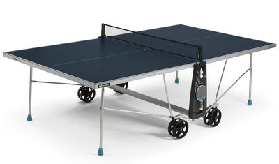 Cornilleau Sport 100X Rollaway Outdoor Table Tennis Table (Blue)