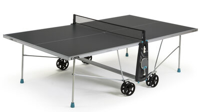 Cornilleau Sport 100X Rollaway Outdoor Table Tennis Table (Grey)