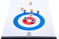 2 in 1 Curling and Shuffleboard Table-Top Game - 180cm