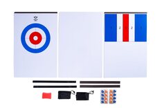 2 in 1 Curling and Shuffleboard Table-Top Game - 180cm