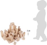 Natural Wooden Building Blocks (100 pieces)