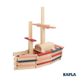 KAPLA 120 Box - Dark Blue, Pink and Red